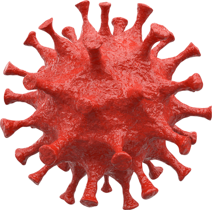 3D virus. Corona Virus Disease. 3D element.