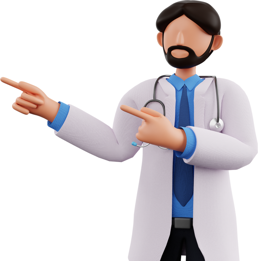 3D Doctor Illustration